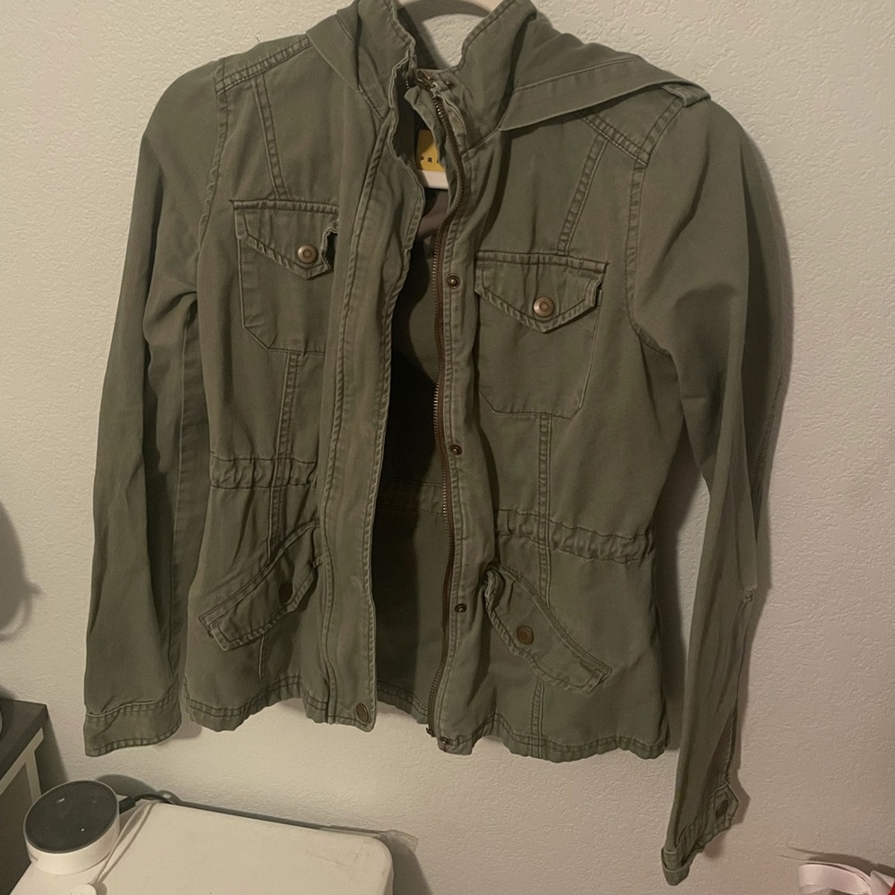 Army denim jacket